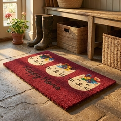 Dørmåtte i kokos fra Derrière la Porte - Happy Home, Cats